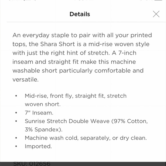 Lilly Pulitzer 7” Shara Mid-Rise Stretch Shorts - Picture 3 of 5